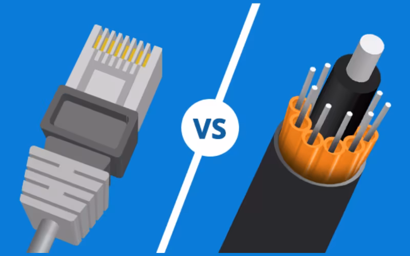 مستقبل خطوط الانترنت مقارنة ADSL وFiber